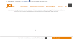 Desktop Screenshot of jcs.de